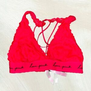 PINK Victoria's Secret Red Bra Intimates Collection